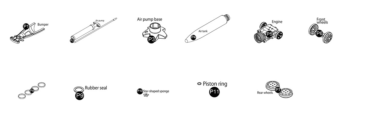 Air Power Racer v2 Parts